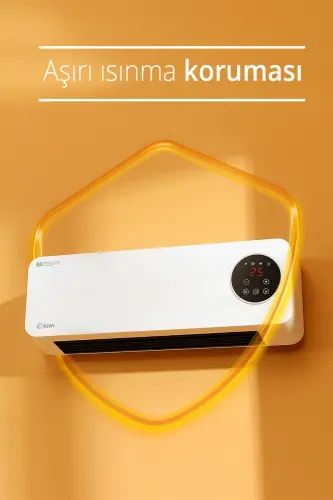 Kht-8490 Duvar Tipi Isıtıcı 2000w - Beyaz - 3