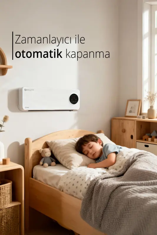 Kht-8490 Duvar Tipi Isıtıcı 2000w - Beyaz - 7