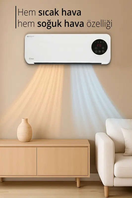 Kht-8490 Wall Mounted Heater 2000w - 3