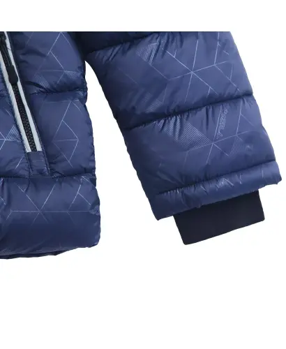 Kichik va katta yigitlarning og'ir vaznli puffer kurtasi-Geo oyma - 5