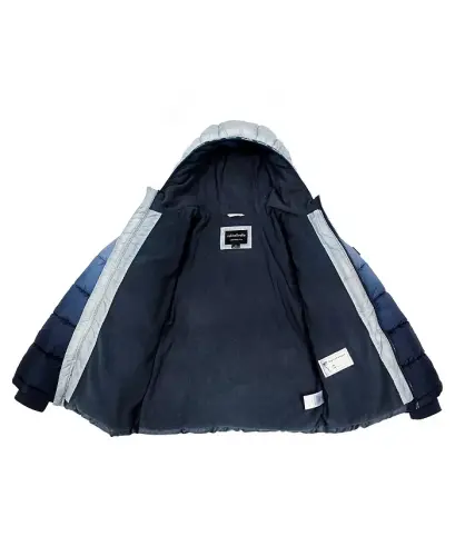 Kichik va katta yigitlarning og'ir vaznli puffer kurtkasi - o'rtacha tungi gradient - 3