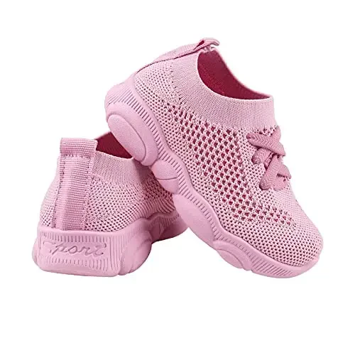 Kichkintoy qizlar bolalar tennis oq yurish yalangoyoq slip on poyabzal 18-24 oy 5 keng oyoq barmoqlari yozgi yumshoq taglik moslashuvchan dinozavr xursandchilik poyabzallari nafas oladigan ochiq futbol rezina krossovkalar - 1