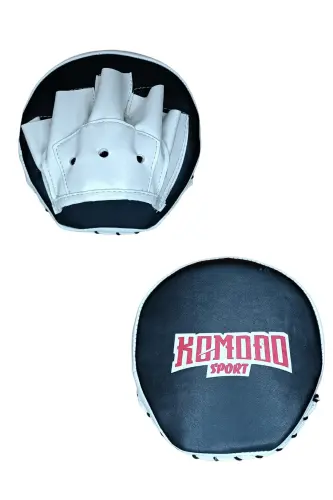 Kick Boxing Target Pad/Boxing Target Pad/Muay Thai Target Pad Pair-WHITE 