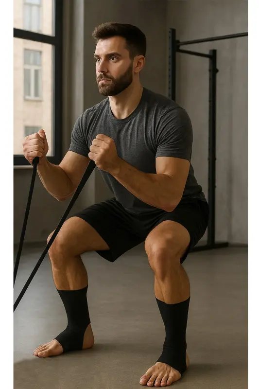 Kickboks Çorabı Boks Çorabı Muay Thai Çorabı Sargı Ayak Bilekliği Ayak Bandajı Kicbox Çorabı Ağrı - 3