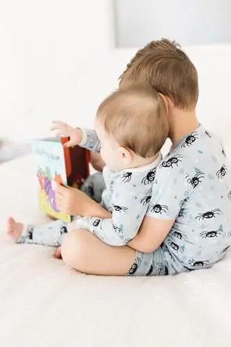 KicKee Solid Short Sleeve Pajama Set, Baby to Kid - 4