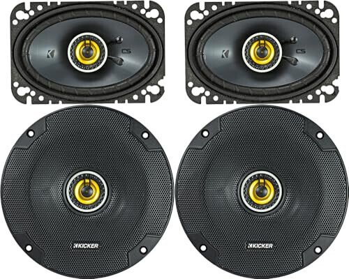 KICKER Speaker Package of 2 Items: CS Series Two 6.5