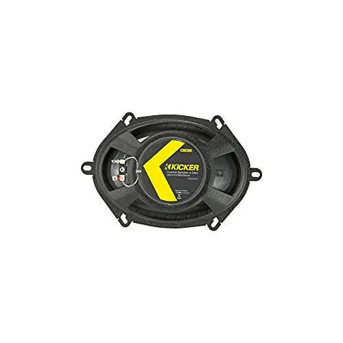 KICKER CS Series CSC68 6 x 8 Inch Car Audio System Speaker, Black (2 Pack) - 2
