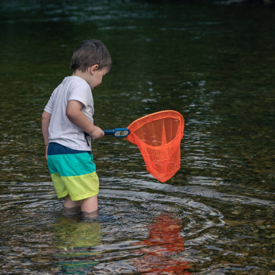 Kid Casters Heavy Duty Aluminum Youth Fishing Net- - 1