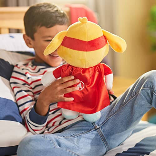 Kiddopia Kapitan Kidd Super Qahramon It Plush | 12 dyuym Yumshoq Plush O'yinchoq Peluş | Mukammal Quchoq Do'sti - 6