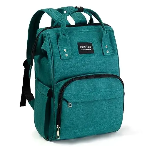 KiddyCare Diaper Bag Backpack | Baby Diaper Bags with Changing Station for Mom | Travel Backpack Waterproof Tote Bag with Various Uses for Maternity Baby Bags Big, Stylish, Unisex | Blue - 1