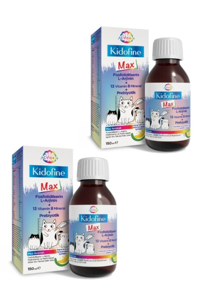 Kidofine Max Bolalar uchun Multivitamin 2 ta to'plam - 1