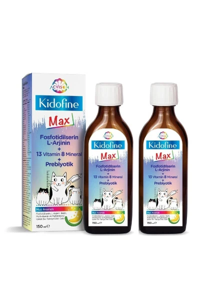 Kidofine Max Çocuklar Için Multivitamin 2'li Set - ACVISON (1)