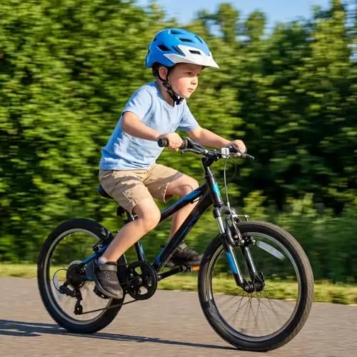 Kids Bike Helmet, Toddler Youth Helmet for Boys Girls, Ages 3-5, 5-8, 8-12 | Certified Multi-Sport Bicycle Scooter Skate Helmet with LED Light & Visor, Adjustable Lightweight Ventilated for Child Teen - BILAKI (1)