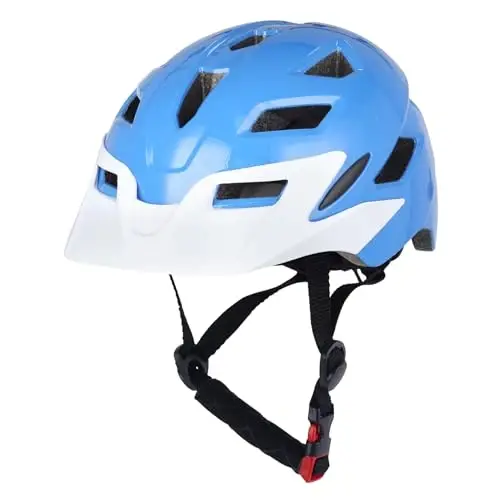 Kids Bike Helmet, Toddler Youth Helmet for Boys Girls, Ages 3-5, 5-8, 8-12 | Certified Multi-Sport Bicycle Scooter Skate Helmet with LED Light & Visor, Adjustable Lightweight Ventilated for Child Teen - 1