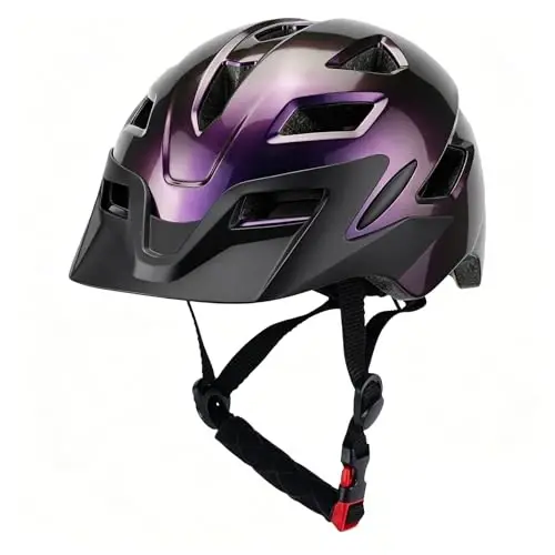 Kids Bike Helmet, Toddler Youth Helmet for Boys Girls, Ages 3-5, 5-8, 8-12 | Certified Multi-Sport Bicycle Scooter Skate Helmet with LED Light & Visor, Adjustable Lightweight Ventilated for Child Teen 