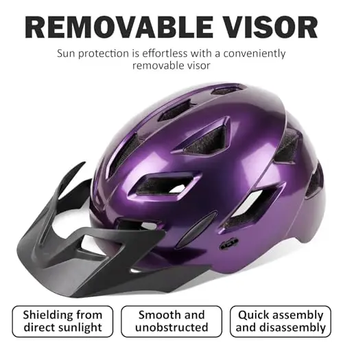 Kids Bike Helmet, Toddler Youth Helmet for Boys Girls, Ages 3-5, 5-8, 8-12 | Certified Multi-Sport Bicycle Scooter Skate Helmet with LED Light & Visor, Adjustable Lightweight Ventilated for Child Teen - 5