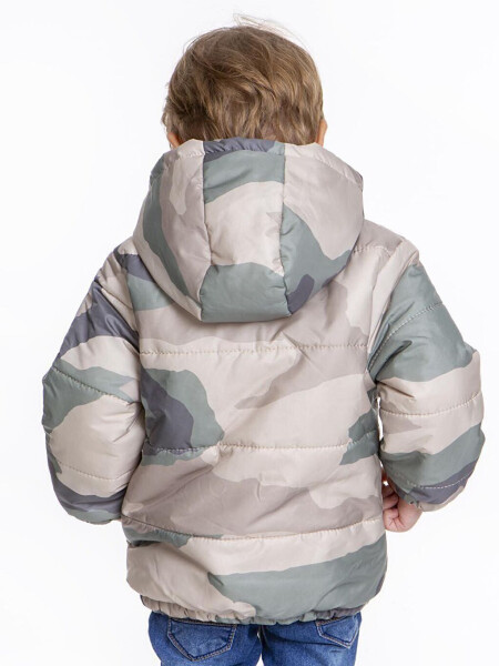 Kids Boys Camouflage Patterned Hooded Jacket with Welsoft Lining AK2510 - 10