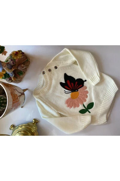 Kids Buttoned Knit Sweater - MUTLUDÜNYAM