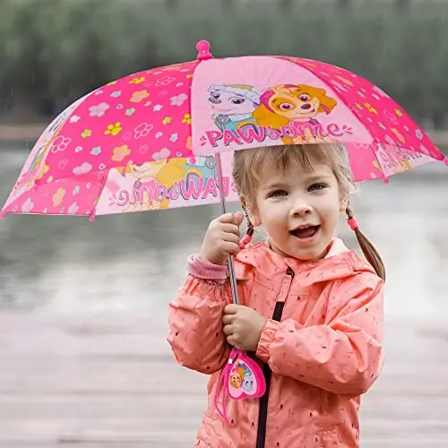 Kids Character Umbrella Sesame Street, Batman, MLP, and more, Lightweight, rainwear for ages 3-6 - KIDS (1)