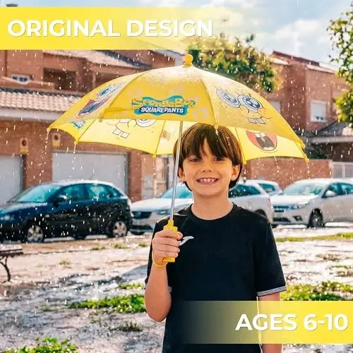 Kids Character Umbrella Sesame Street, Batman, MLP, and more, Lightweight, rainwear for ages 3-6 - ABG ACCESSORIES (1)