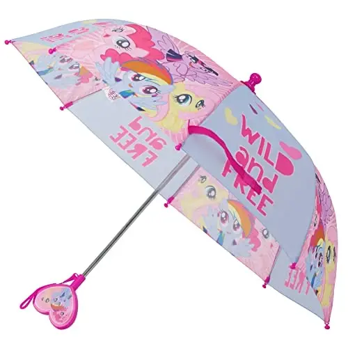 Kids Character Umbrella Sesame Street, Batman, MLP, and more, Lightweight, rainwear for ages 3-6 - 1