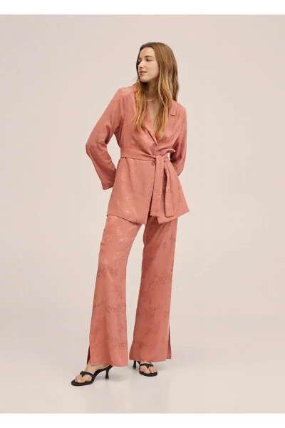 Kids Colorful Brown Pants - MANGO KIDS