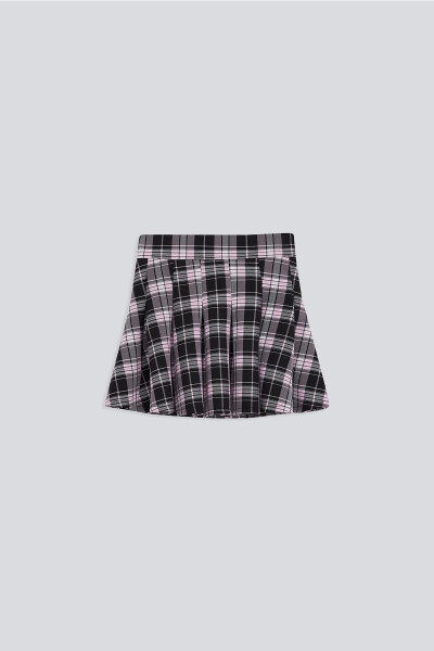 (KİDS GİRL) Pleated Woven Mini Skirt - 4