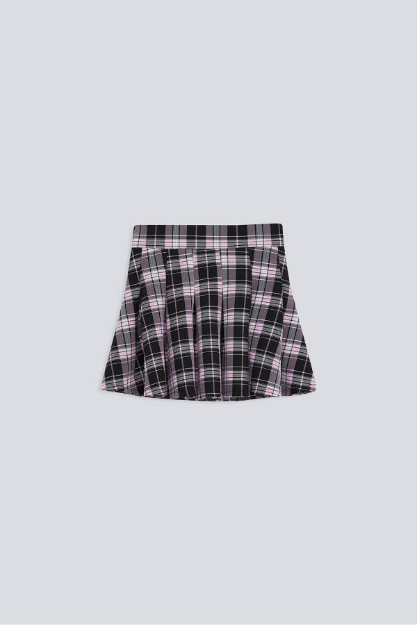 (KİDS GİRL) Pleated Woven Mini Skirt - 1