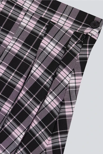 (KİDS GİRL) Плиссированная мини-юбка из ткани - 5