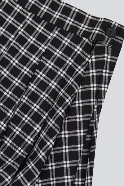 (KİDS GİRL) Плиссированная мини-юбка из ткани - 5