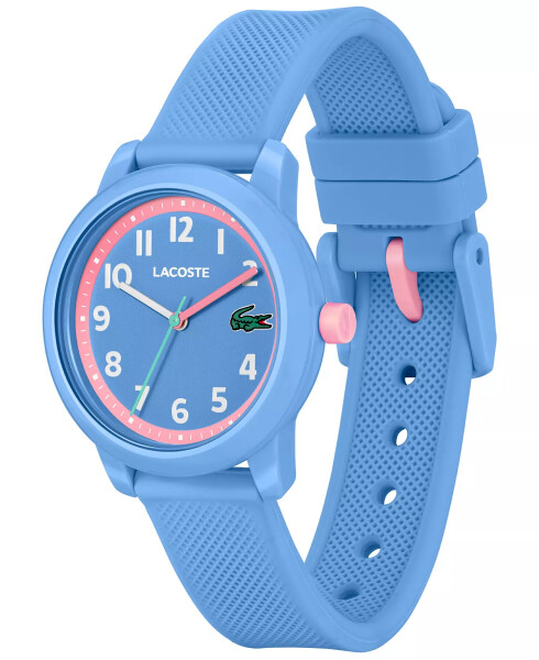 Kids L.12.12 Light Blue Silicone Strap Watch 32mm Blue - 2