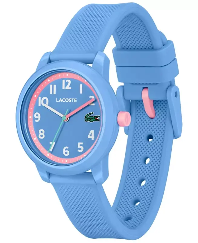 Kids L.12.12 Light Blue Silicone Strap Watch 32mm-Blue - 2