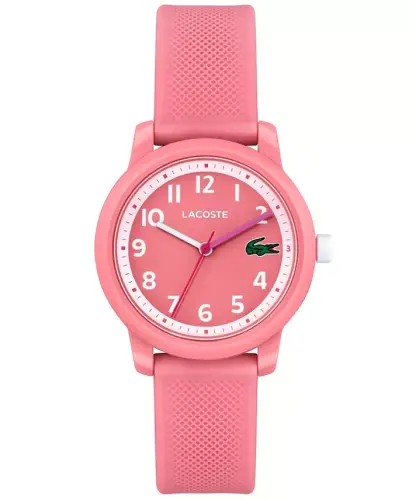 Kids L.12.12 Pink Silicone Strap Watch 32mm-Pink - 1