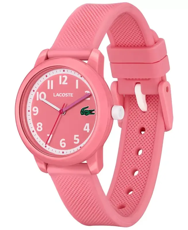 Kids L.12.12 Pink Silicone Strap Watch 32mm-Pink - 2