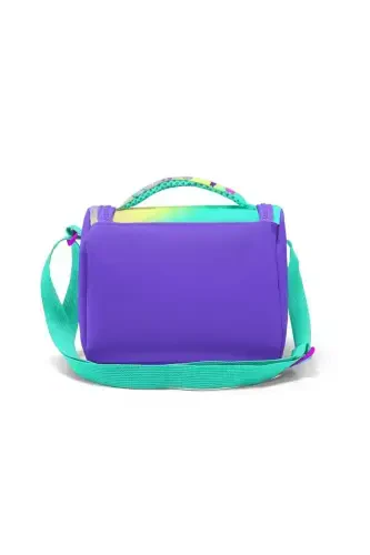 Kids Lavanta Su Yasili Unicorn Naqshli 3’li Maktab Sumkasi Seti SET0123729-Lavanta Oq - 6