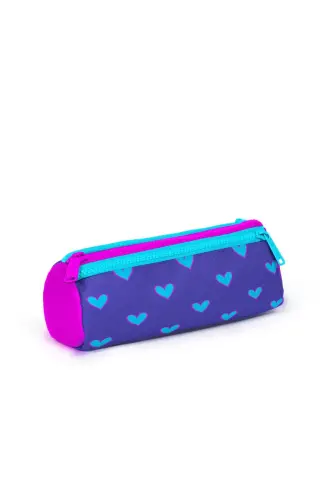 Kids Lavender Pink Heart Patterned 3-Piece School Bag Set SET0123706-Heart Patterned - 7