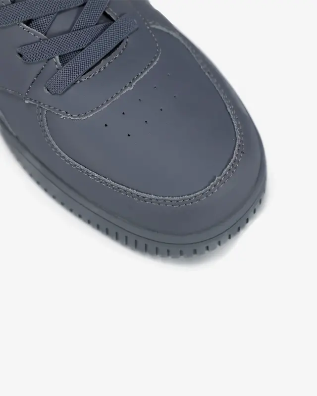 Kids leather sneakers - GRAY - 4