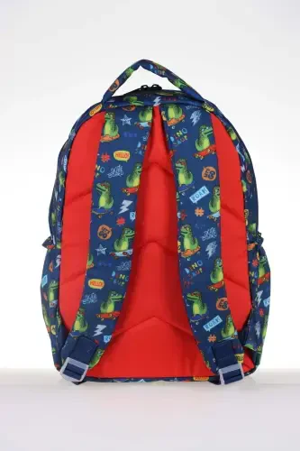 Kids & Love Design Crocodile Maktab sumkasi 39x29x16 (l5084)-Crocodile - 3