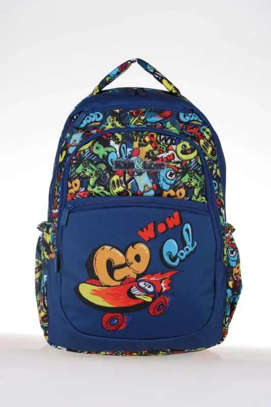 Kids & Love Design Skateboard School Bag 39x29x16-Skateboard - KAUKKO