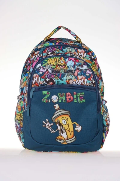 Kids & Love Design Zombie School Backpack 39x29x16 (l5086) - KAUKKO