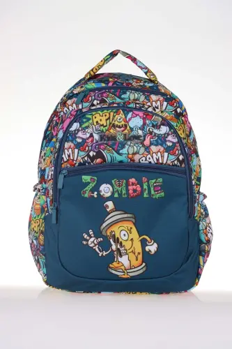 Kids & Love Design Zombie School Bag 39x29x16 (l5086) - Zombie 