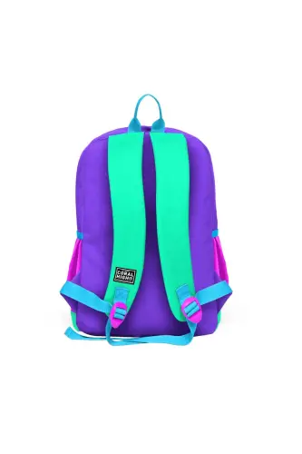 Kids Mor Rangli Tafsilotli 3'li Maktab Sumkasi To'plami SET0123734-Mor Rangli Dataylı - 5