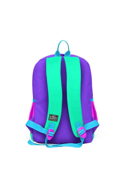 Kids Mor Renk Detaylı 3’lü Okul Çanta Seti SET0123734-Mor Renk Dataylı - 5