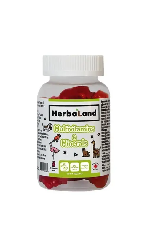 Kids Multivitamin And Minerals 60 Count - HERBALAND