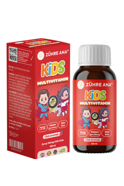 Kids Multivitamin Syrup Strawberry 150 Ml - 2