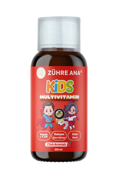 Kids Multivitamin Syrup Strawberry 150 Ml - 5