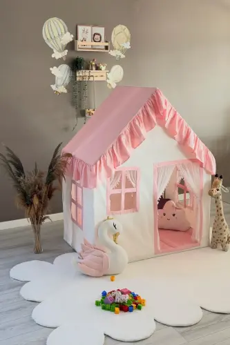 Kids Play House Dust Pink Play Tent Game A - 5