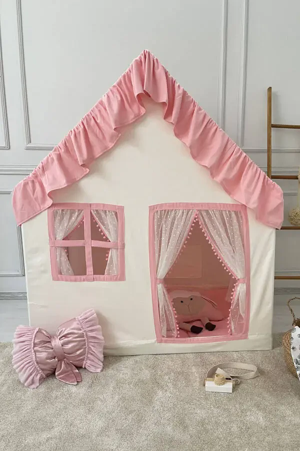 Kids Play House Dust Pink Play Tent Game A - 1