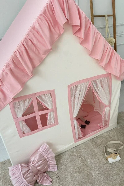 Kids Play House Dust Pink Play Tent Game A - 2