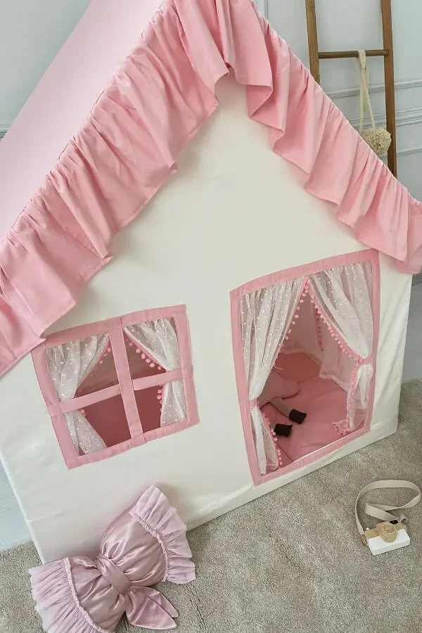 Kids Play House Dust Pink Play Tent Game A - 2